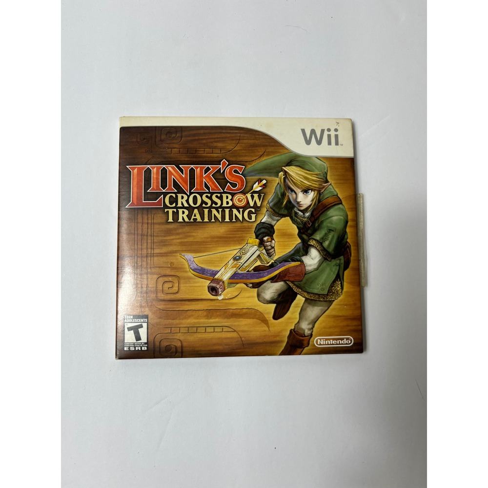 Link's Crossbow Training Nintendo Wii Game Zelda Series with Manual Sleeve